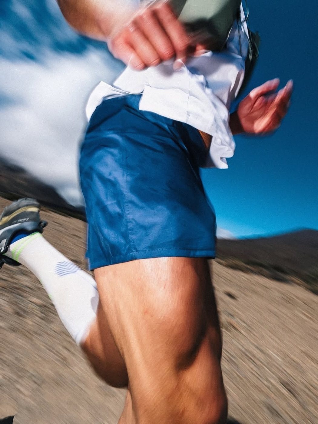 Motion Blur Under a Blue Sky