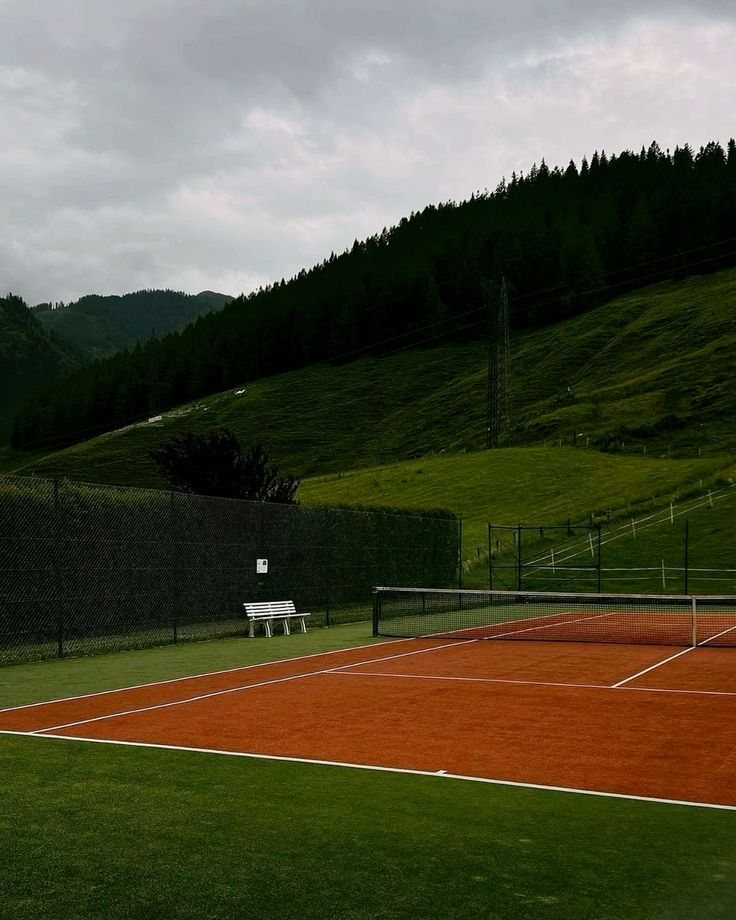 Clay Court Below the Hills